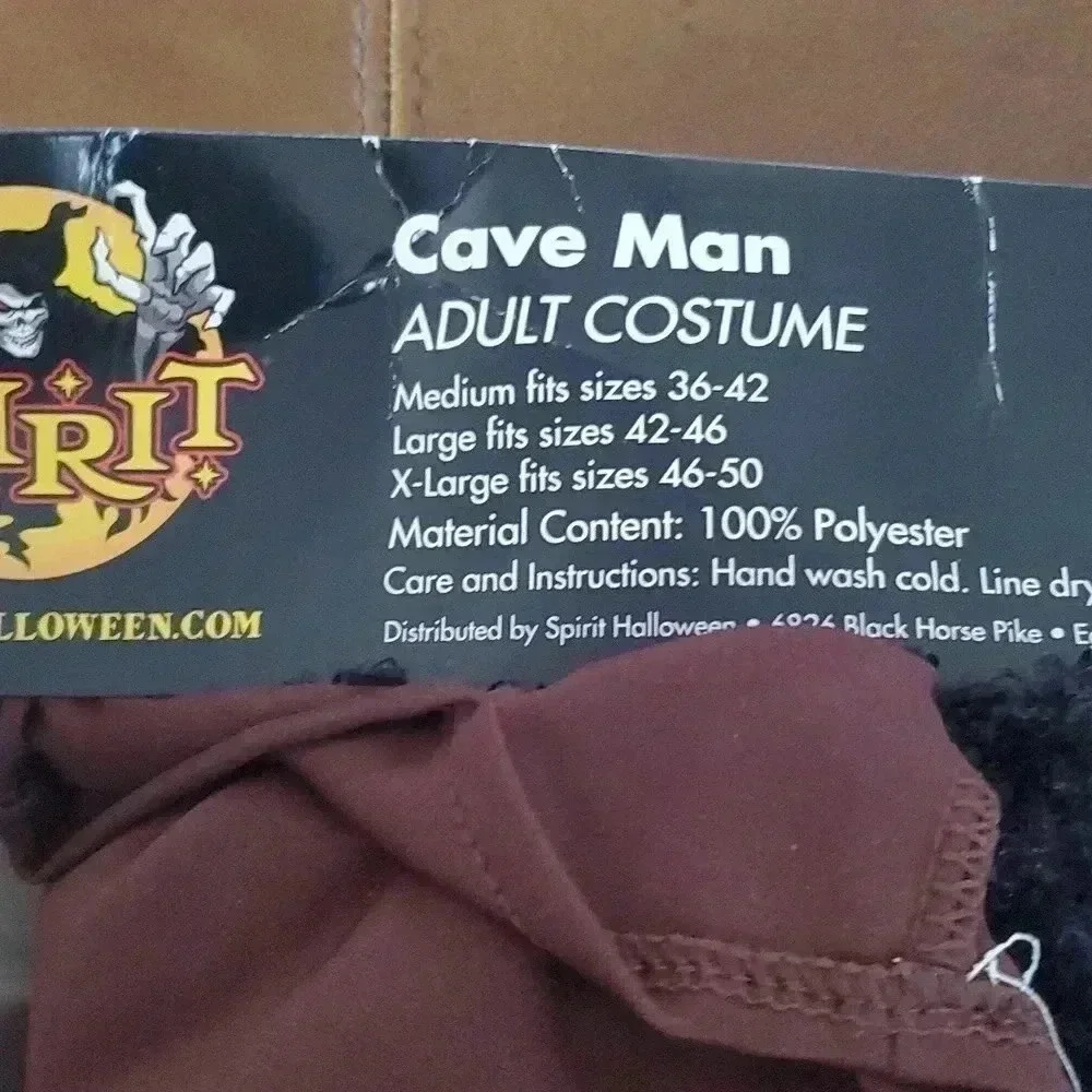 Cave man costume